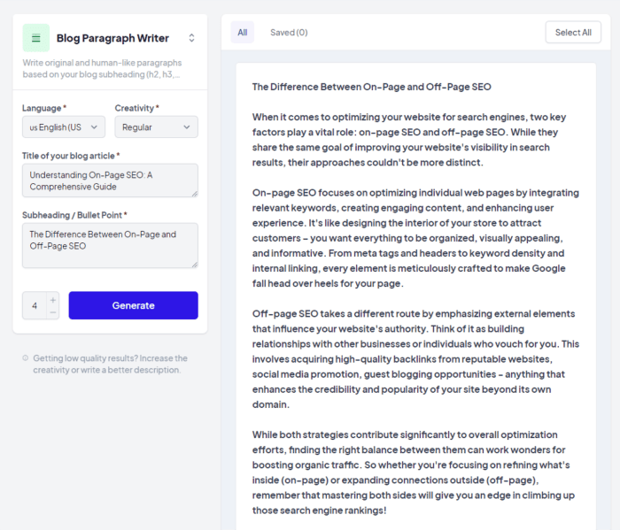 Best Ai Content Generator Free For Blog Articles